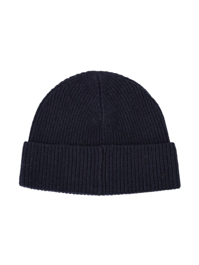 Navy Blue Signature Beanie Cap 2