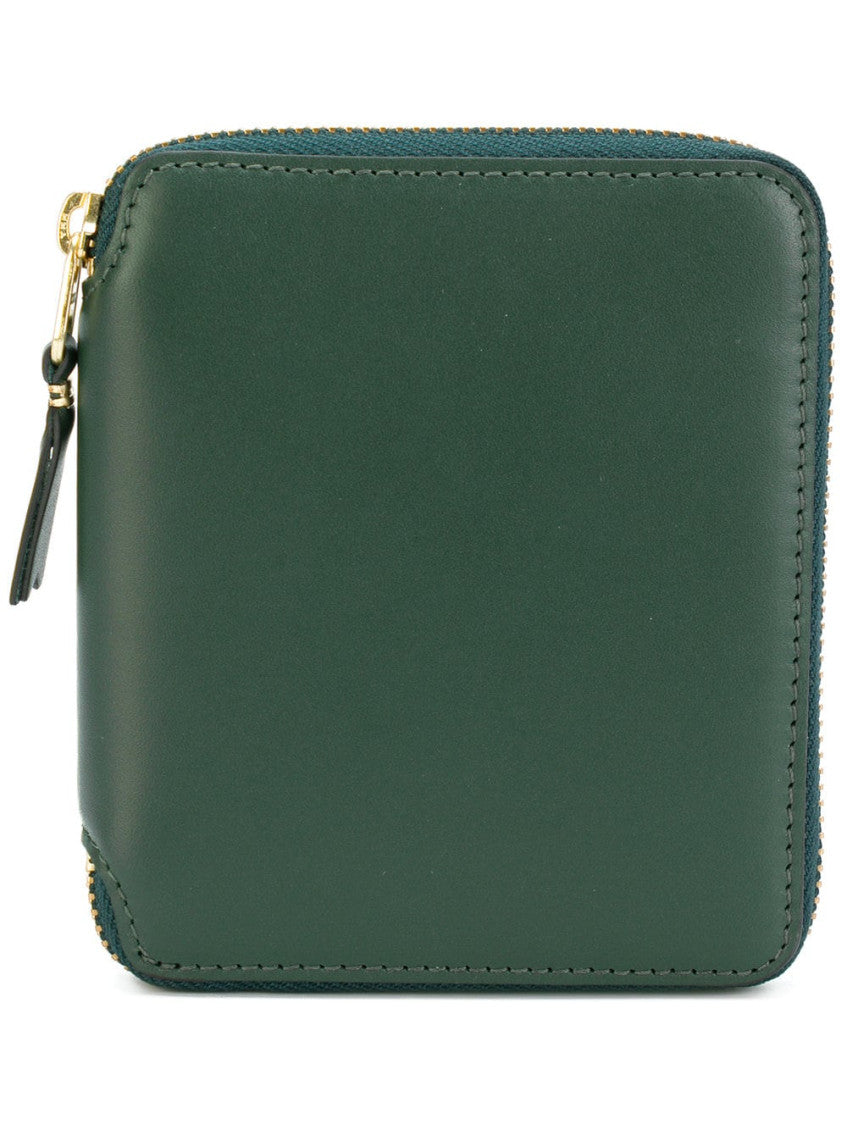 Dark Green Zip Around Wallet 1