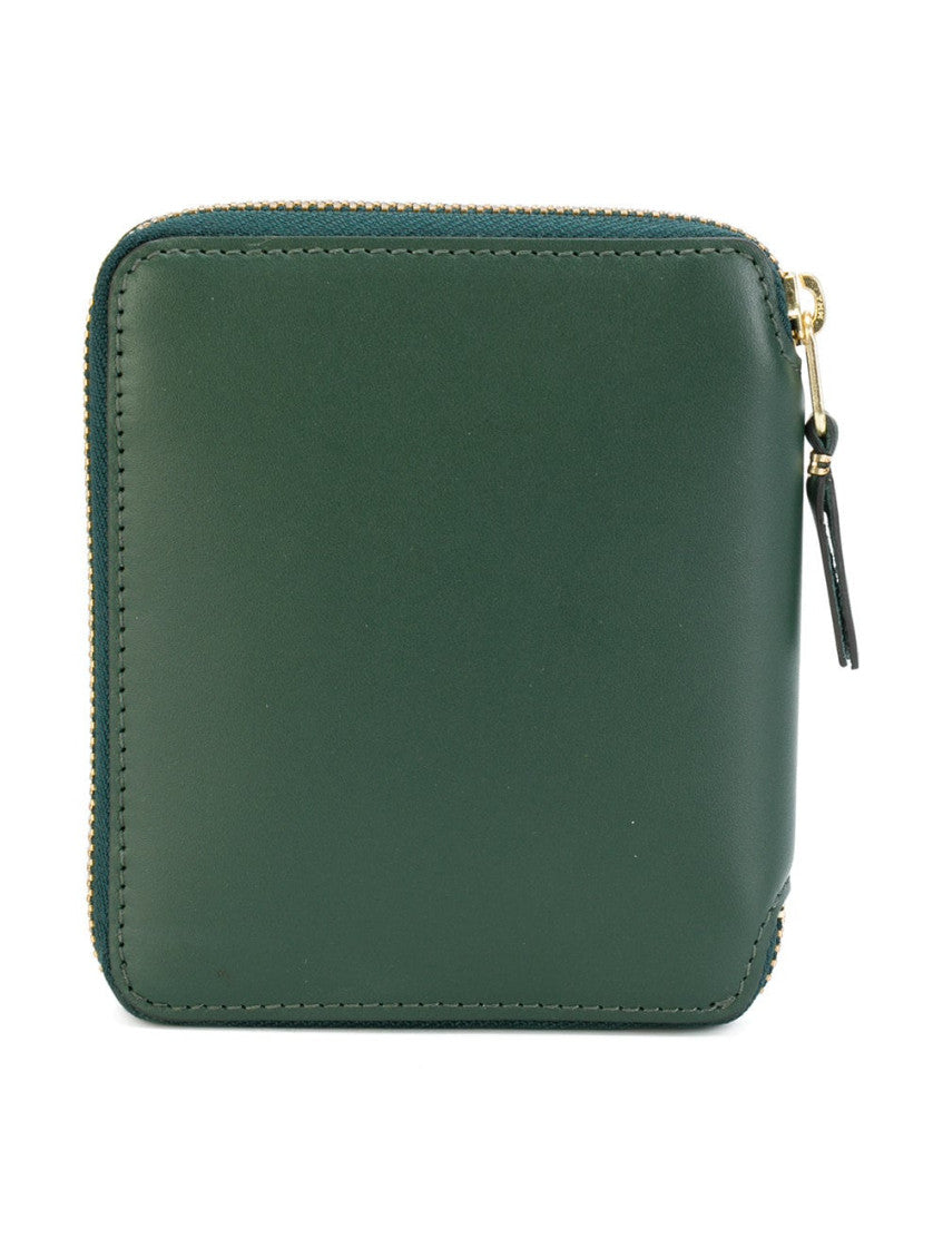 Dark Green Zip Around Wallet 2