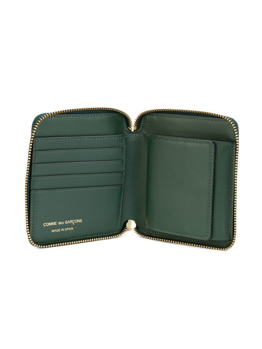 Dark Green Zip Around Wallet 3