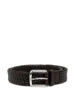 Black Woven Buckle Belt 1