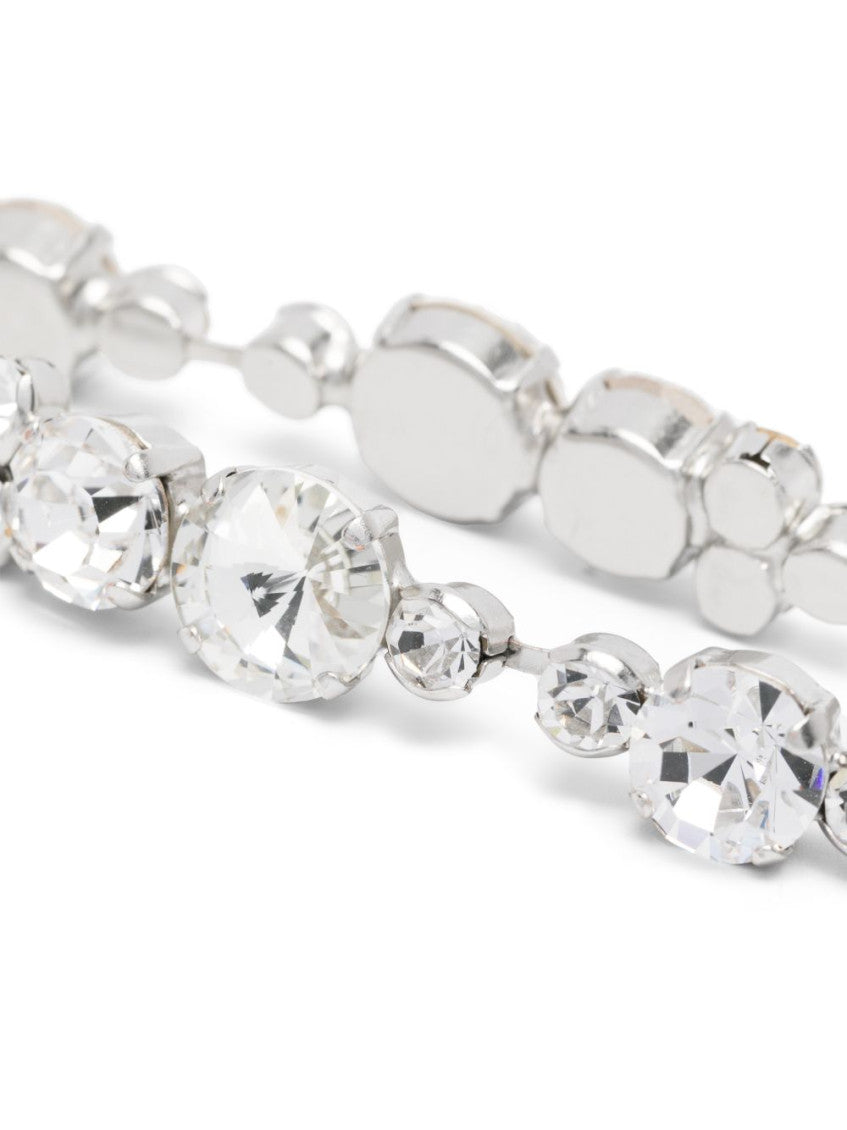 Silver Crystal Dangler Earrings 3