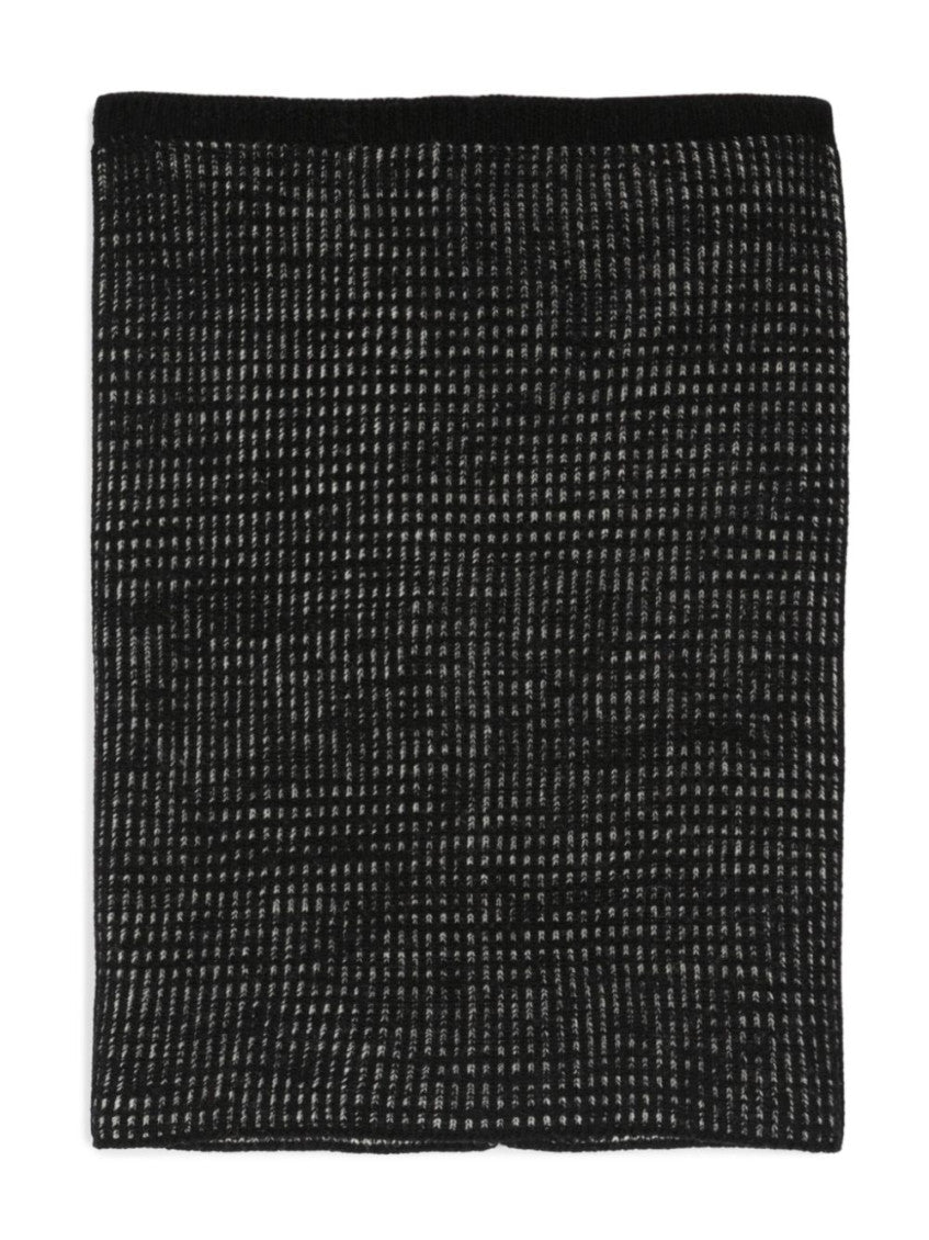 Black Wool neck warmer 1