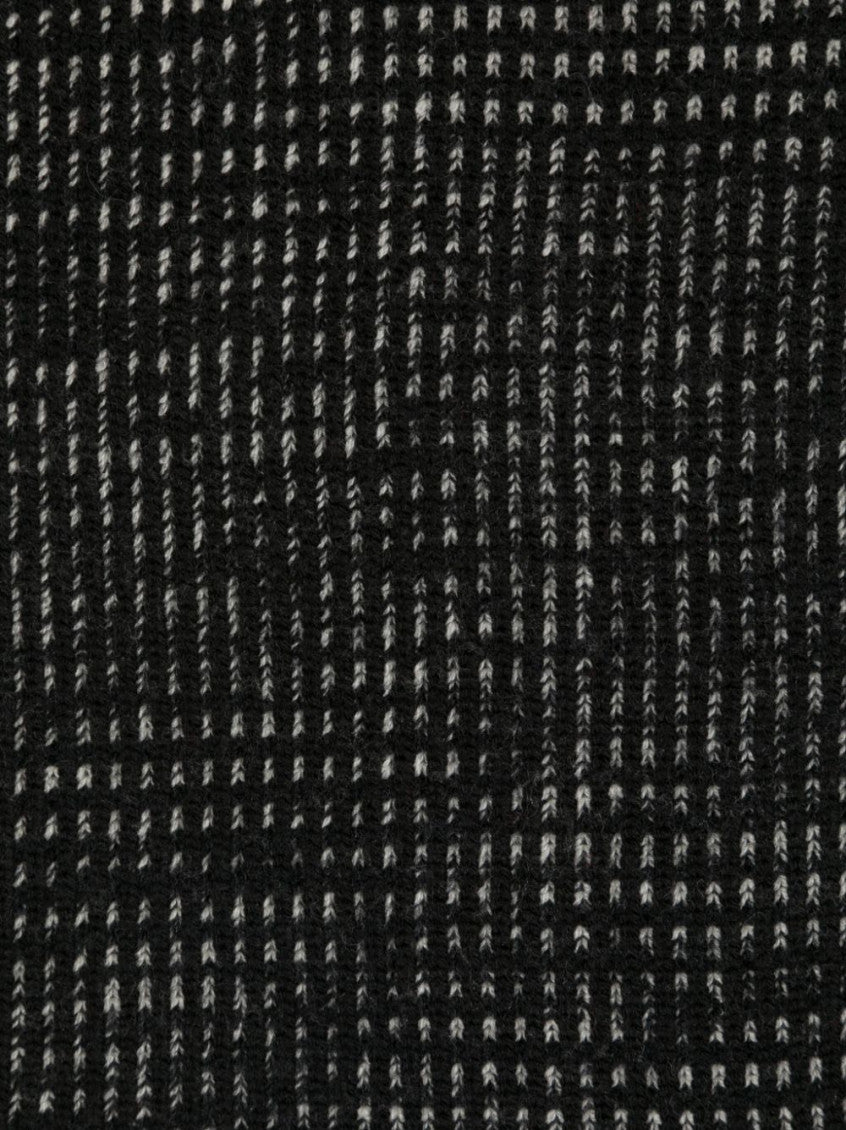 Black Wool neck warmer 2