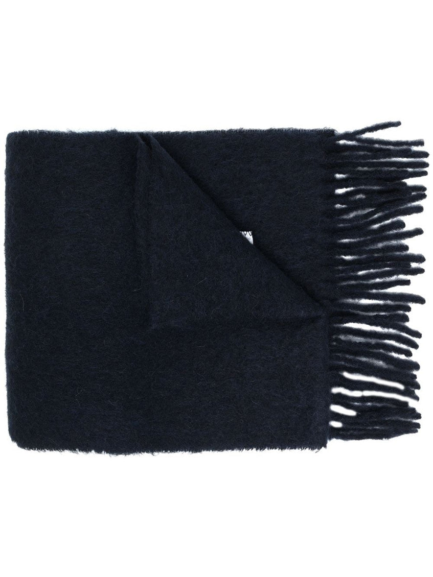 Blue Wool scarf 1