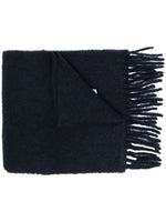 Blue Wool scarf 1