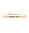 Peach Smile Glass Bead Bracelet 1