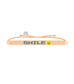 Peach Smile Glass Bead Bracelet 1