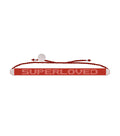 Red Superloved Glass Bead Bracelet 1