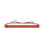 Red Superloved Glass Bead Bracelet 1