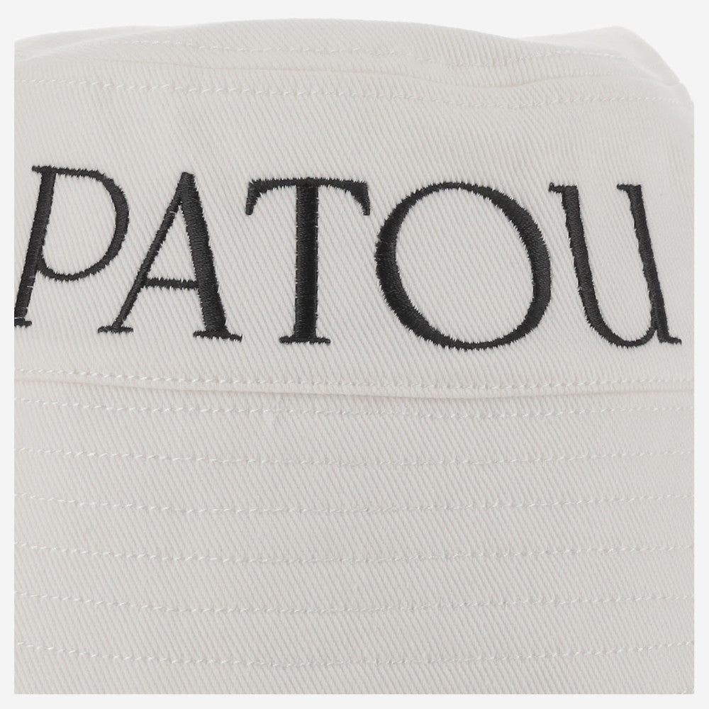 White Bucket Hat With Logo 4