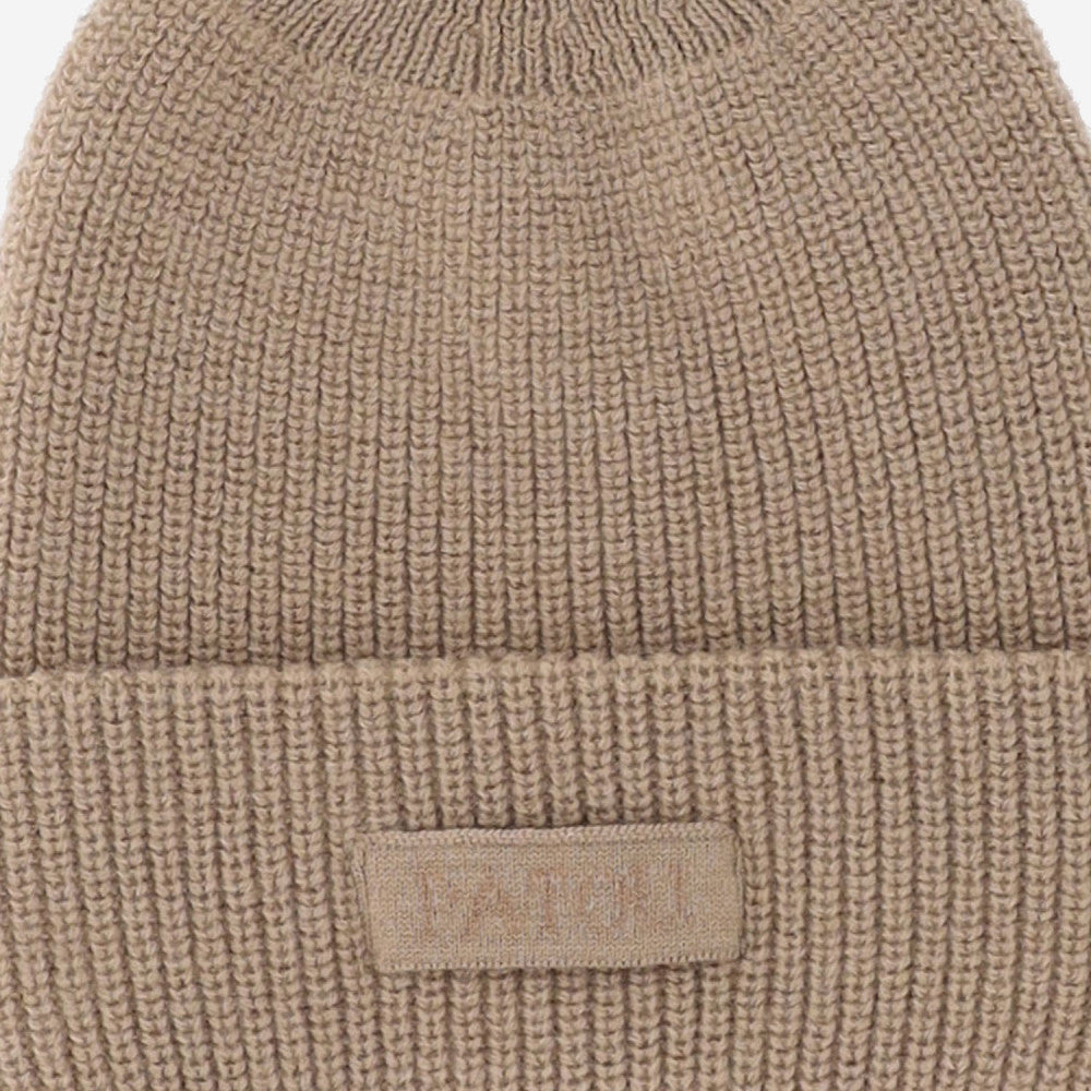 Brown Logo-embroidered Beanie 3