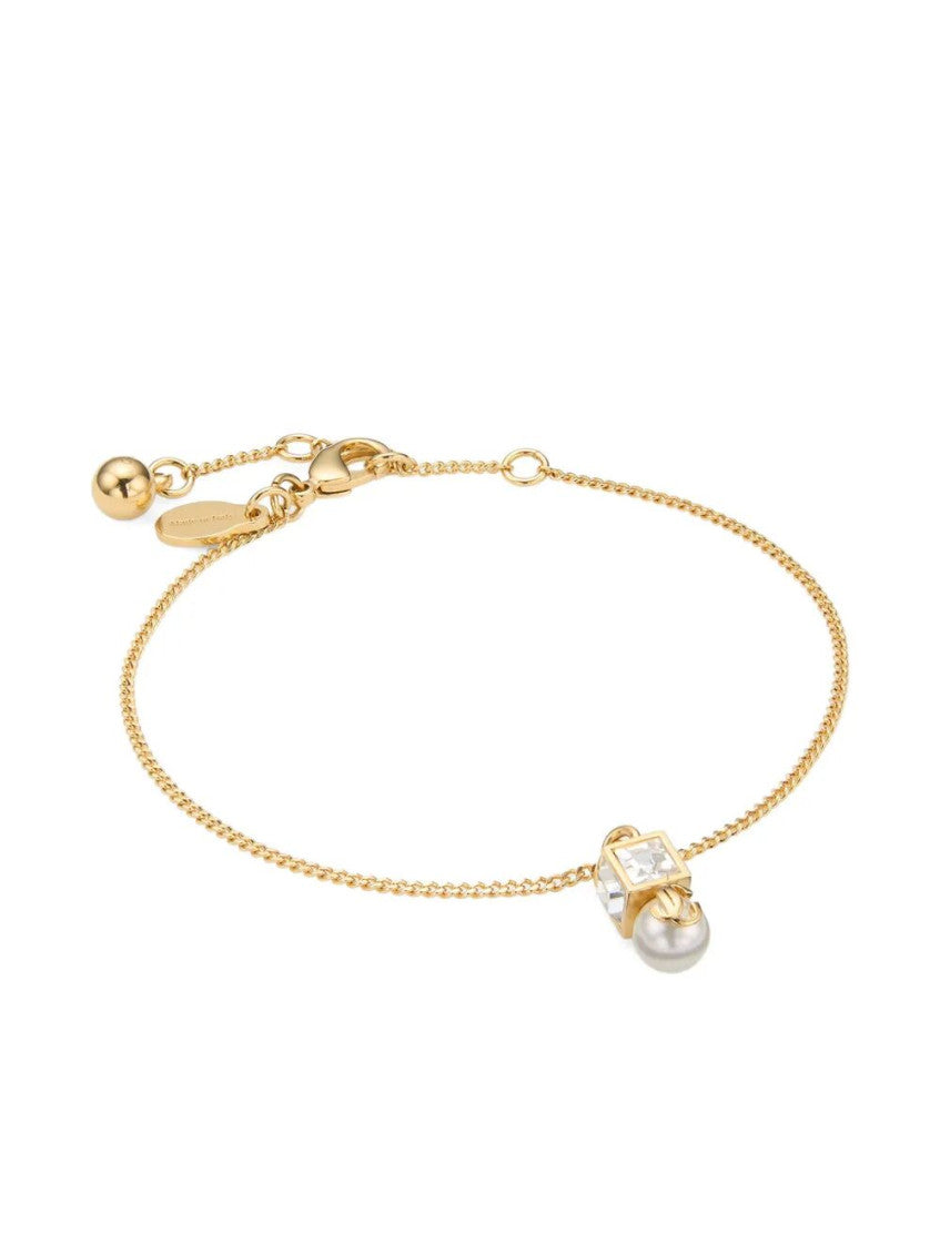 Golden Pearl Chain Bracelet 2