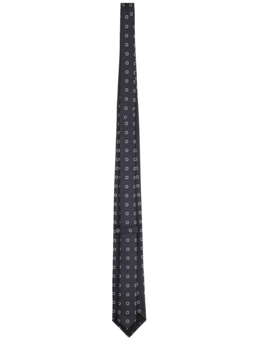 Blue Geometric Tie 2