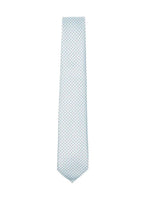 Light Blue Geometric Pattern Tie 1