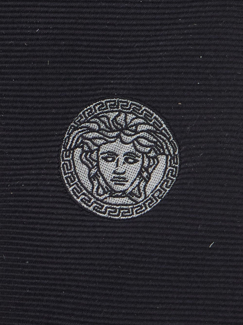 Black Medusa Solid Tie 3