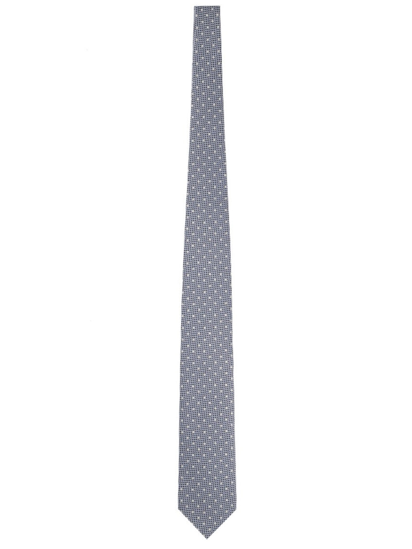 Light Blue Printed Tie 1