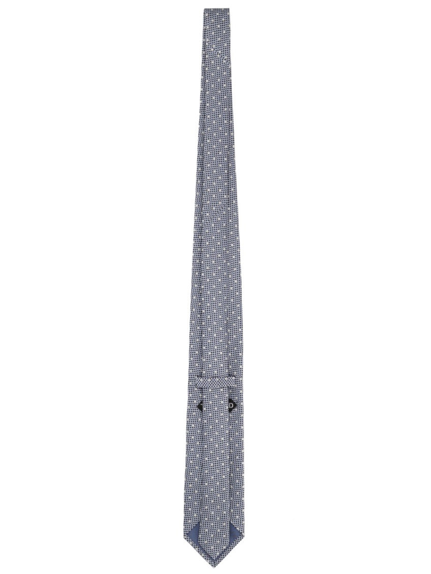 Light Blue Printed Tie 2