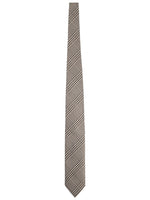 Brown Houndstooth Tie 1