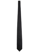 Black Polka Dot Pattern Tie 1