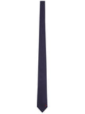 Navy Blue Solid Tie 1