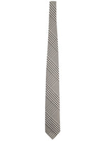 Grey Houndstooth Pattern Tie 1