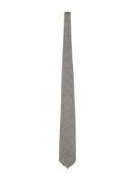 Beige Classic Checks Tie 1