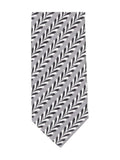 Black & White Printed Tie 1