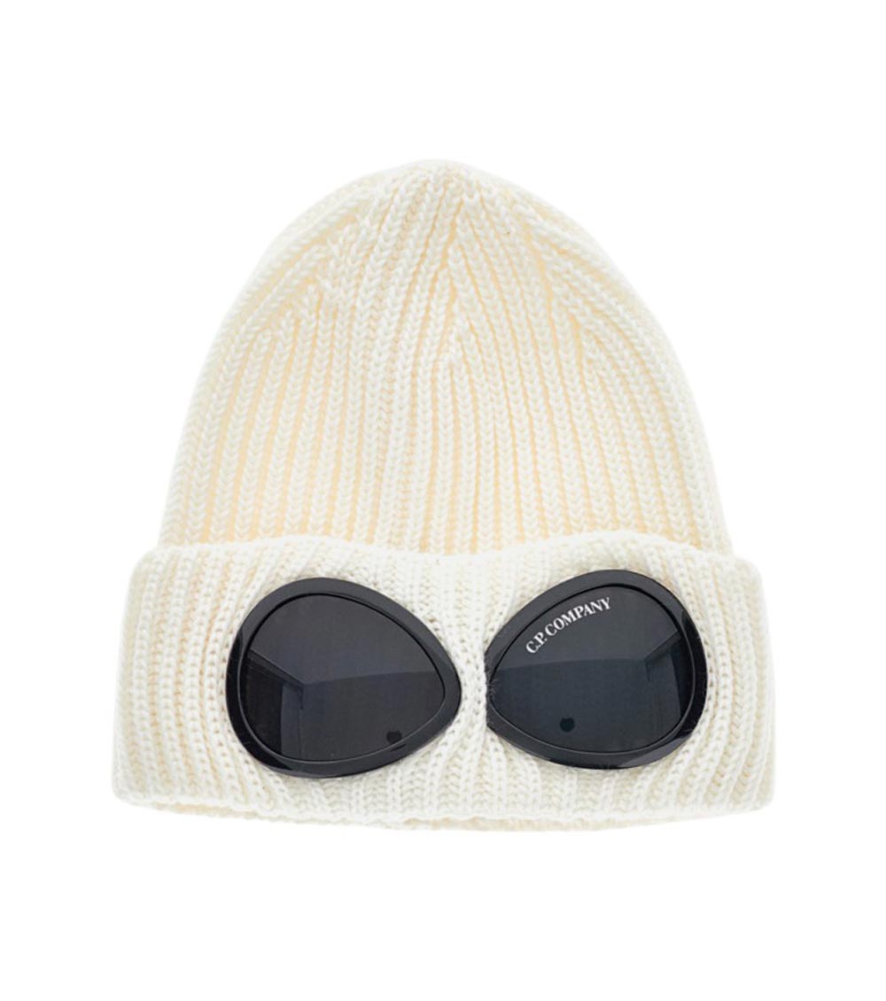 White Signature Beanie Cap 1