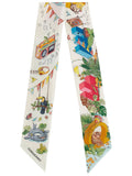 Multicolor Printed Bandana Scarf 1
