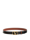 Black Logo Buckle Belt 1