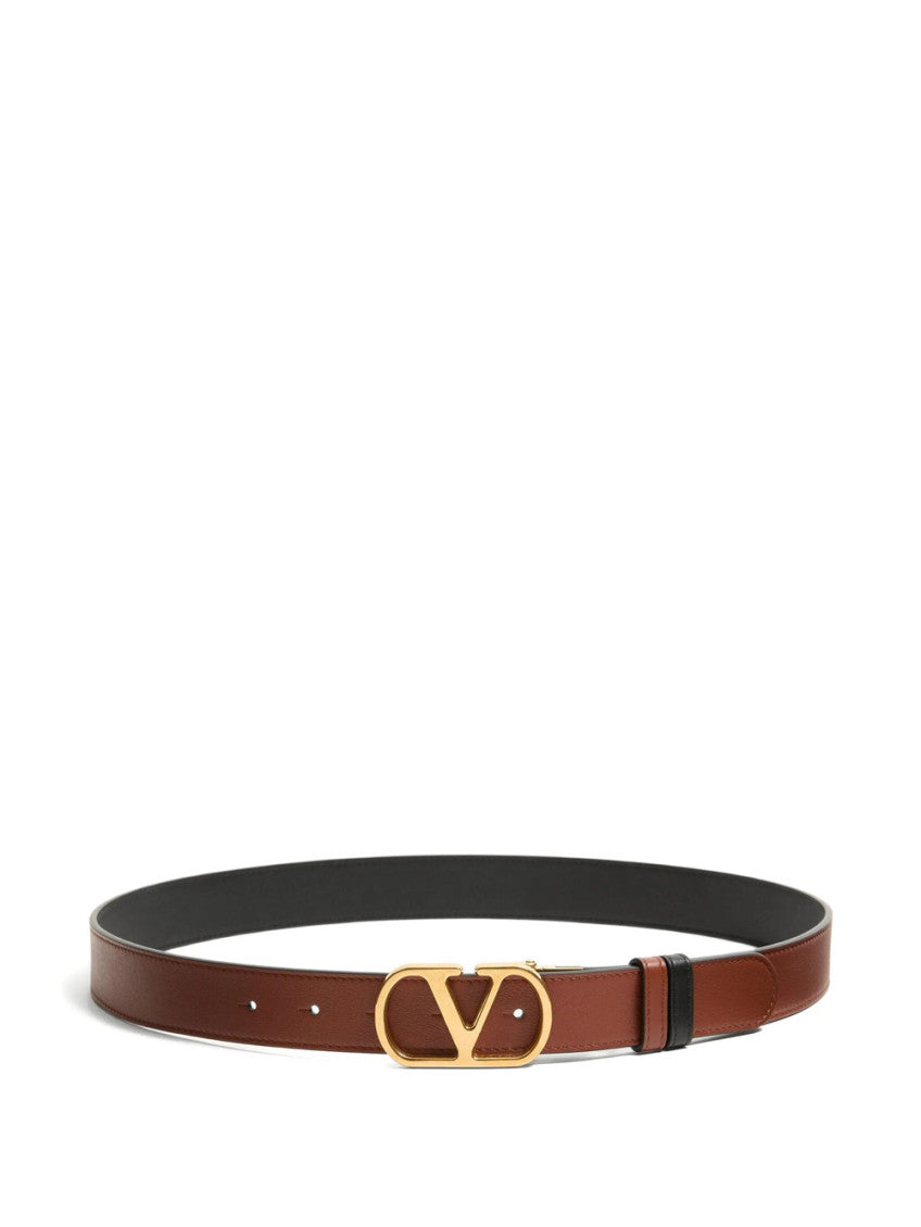 Black Logo Buckle Belt 2