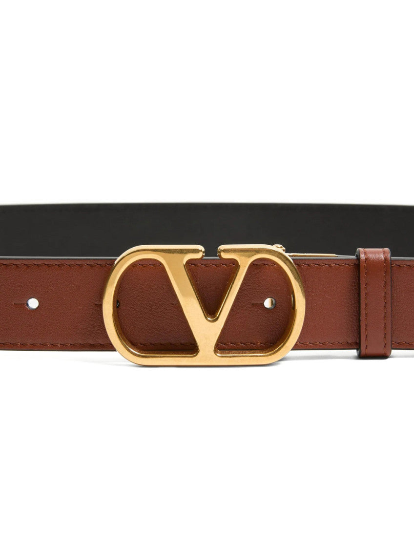 Black Logo Buckle Belt 3