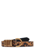 Brown Animal Print Belt 1