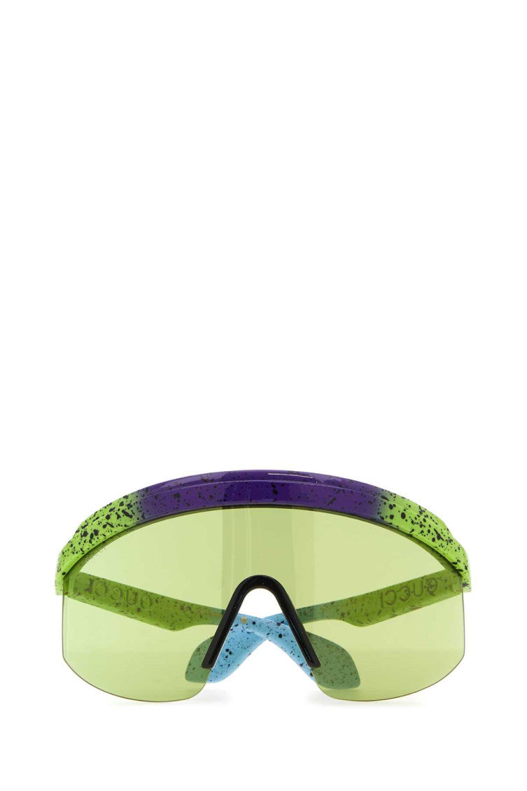 Multicolor Shield Sunglasses 2