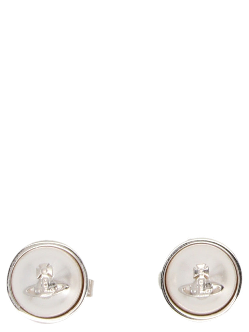 Silver Beatles Stud Earrings 1