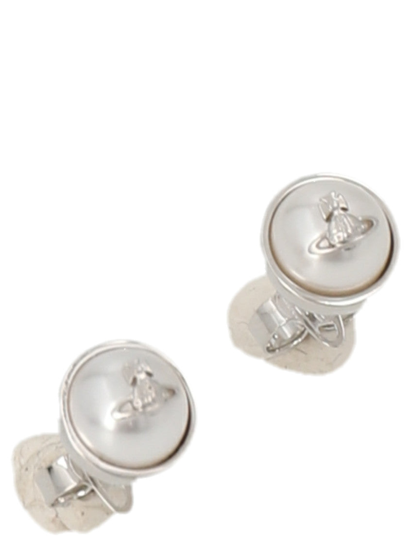 Silver Beatles Stud Earrings 3