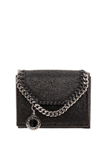 Black Textured Trifold Wallet 1
