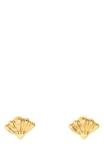 Gold Mirror Stud Earrings 1