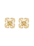Gold Arrow Stud Earrings 1