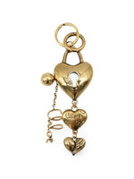 Beige Symbols Logo Key Holders 1