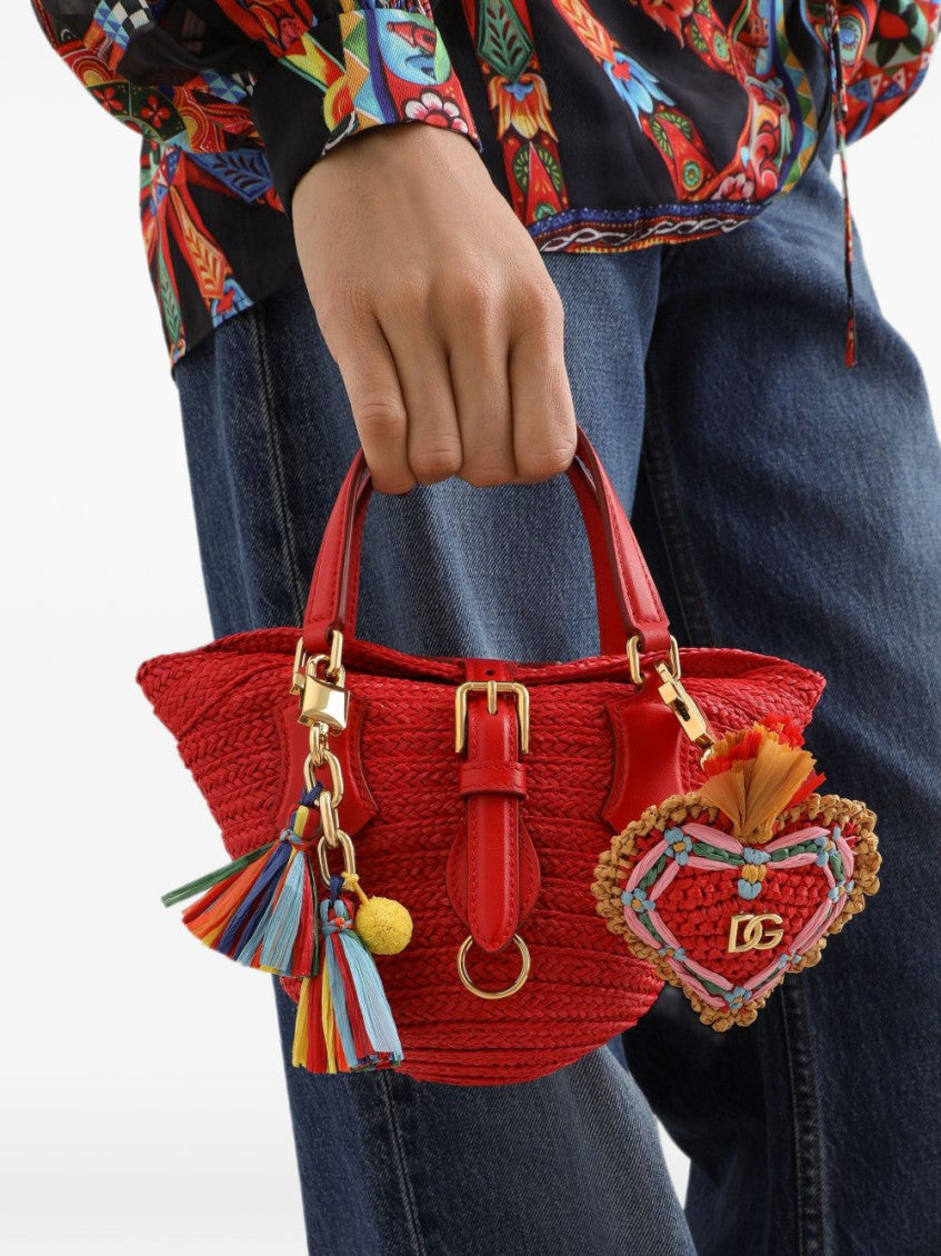 Red Carretto Pattern Key Holder 2