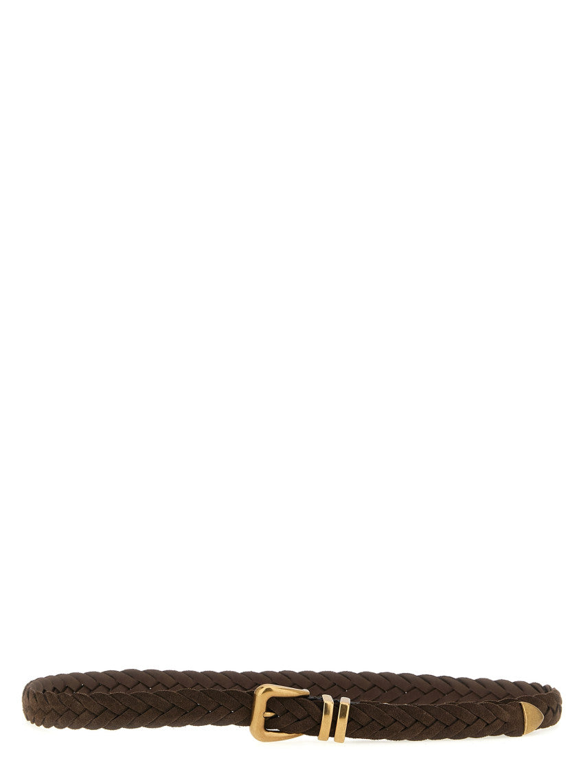 Brown Woven Belt 1