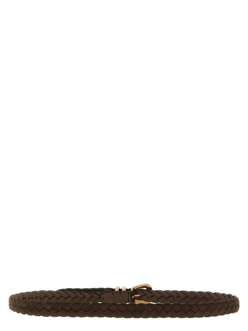Brown Woven Belt 2