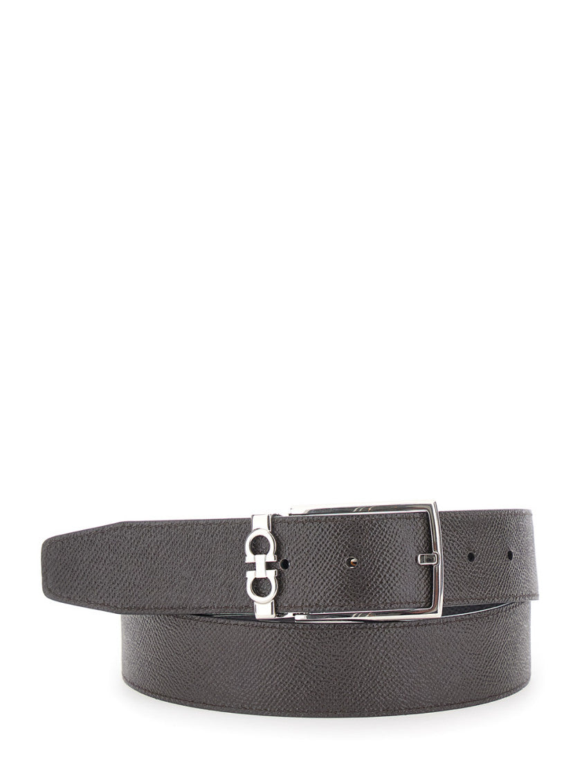 Black Reversible Buckle Belt 3
