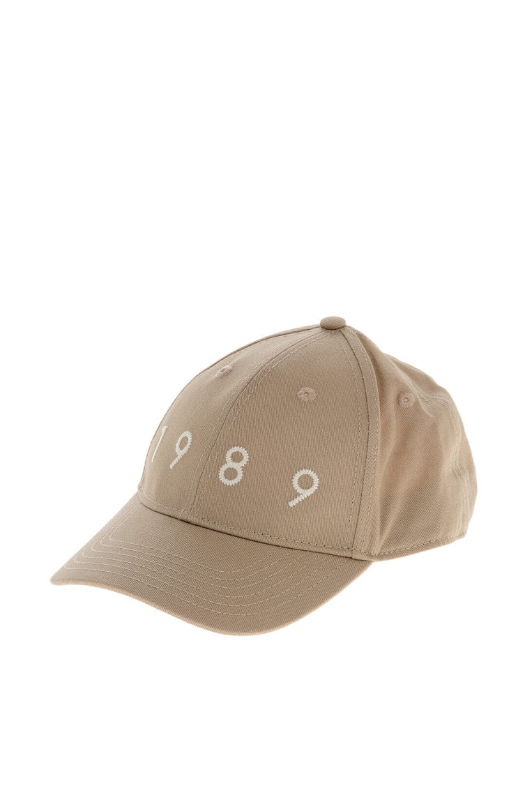 Beige Logo Baseball Cap 1