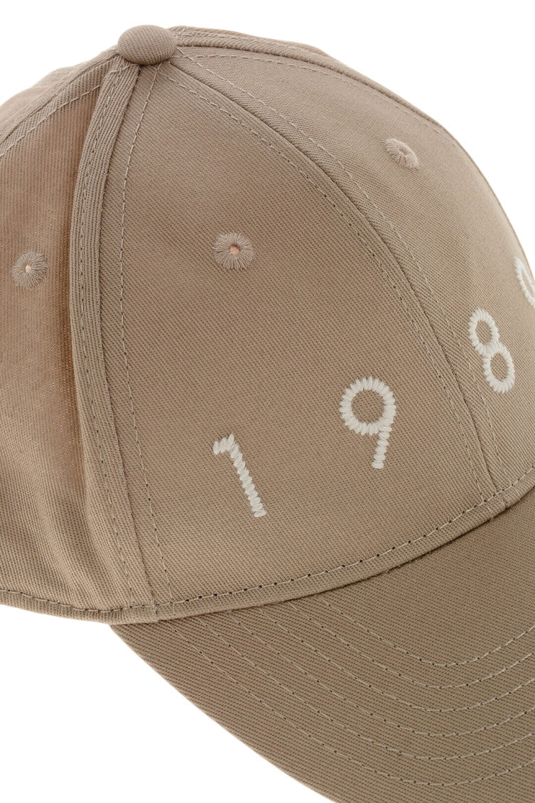 Beige Logo Baseball Cap 2