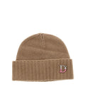 Brown Logo Beanie Cap 1