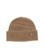 Brown Logo Beanie Cap 1