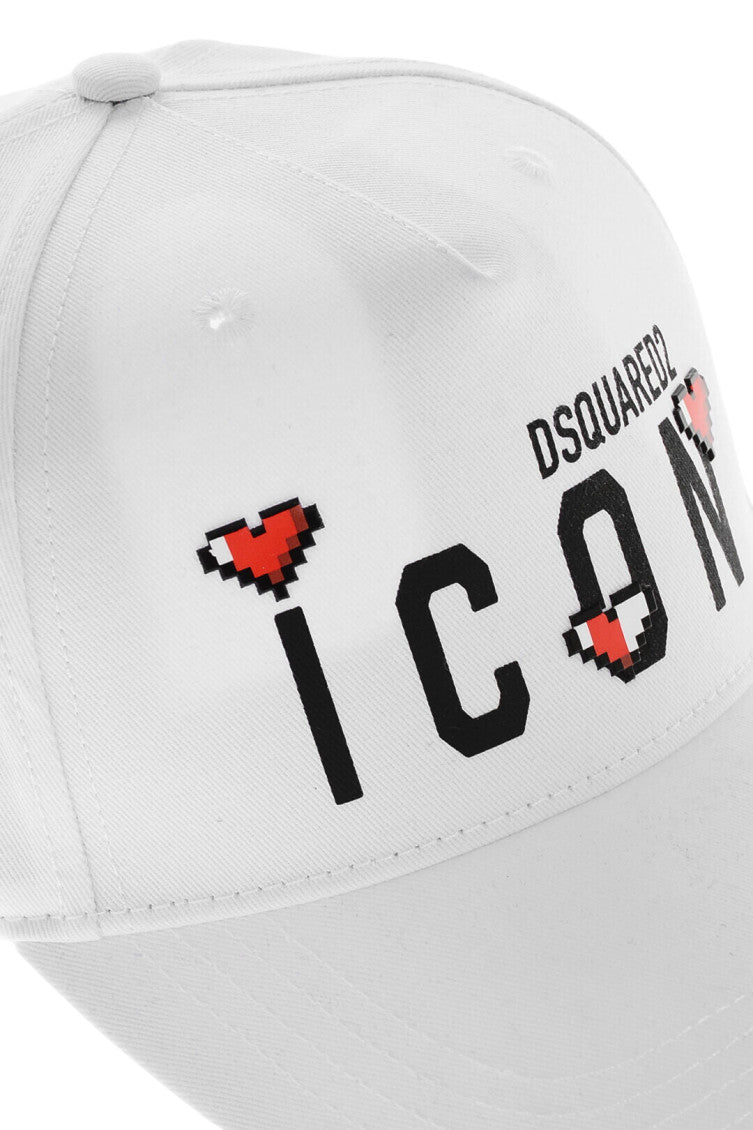 White Logo Baseball Cap 2